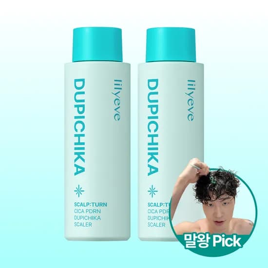 릴리이브 스칼프턴 시카PDRN 두피치카 스케일러 지루성두피 탈모 각질 시트러스민트 140g 2개