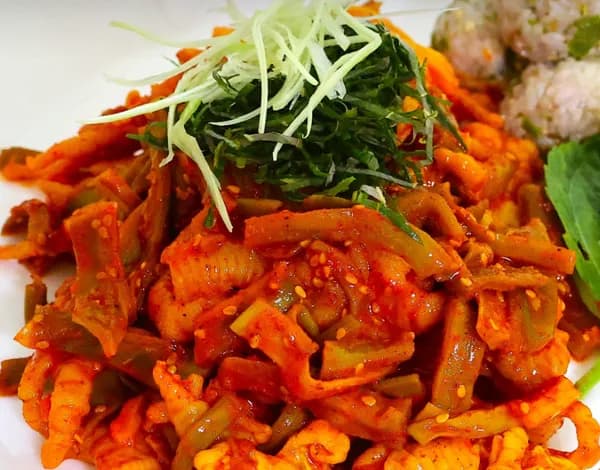 아삭 레몬 궁채무침 반찬 보통맛