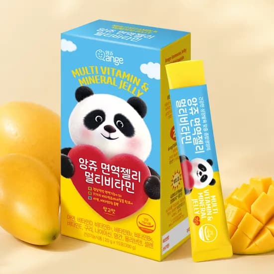 앙쥬 멀티 비타민 미네랄 돌 유아 어린이 키즈 초등학생 성장기 종합 영양제 면역 젤리