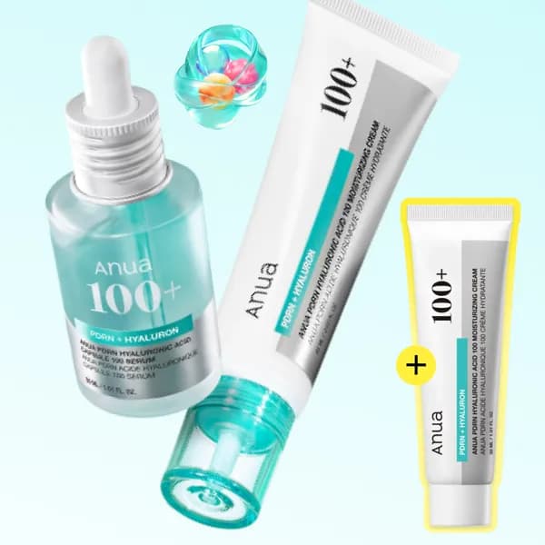 아누아 PDRN 히알루론산 콜라겐 팔자 눈밑 목 주름관리 세트 2종, 140ml, 세럼50ml+크림60ml+크림30ml