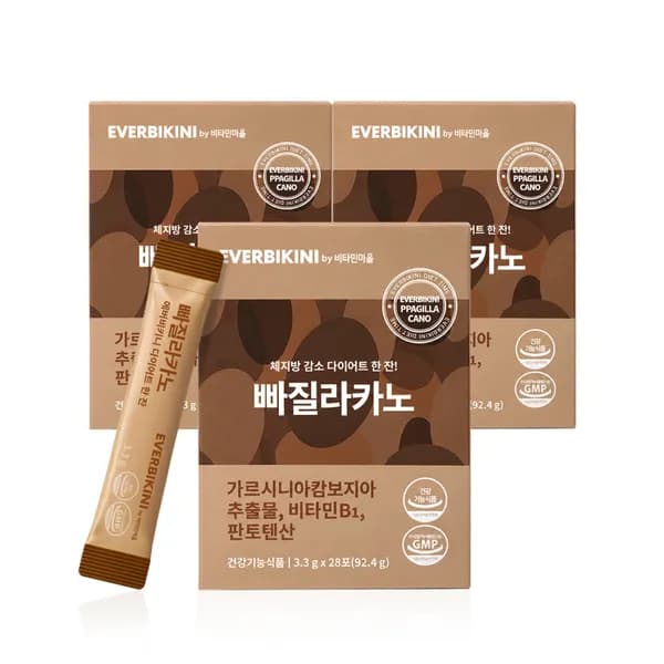 비타민마을 가르시니아 다이어트커피 빠질라카노 오리지널 28포 3개