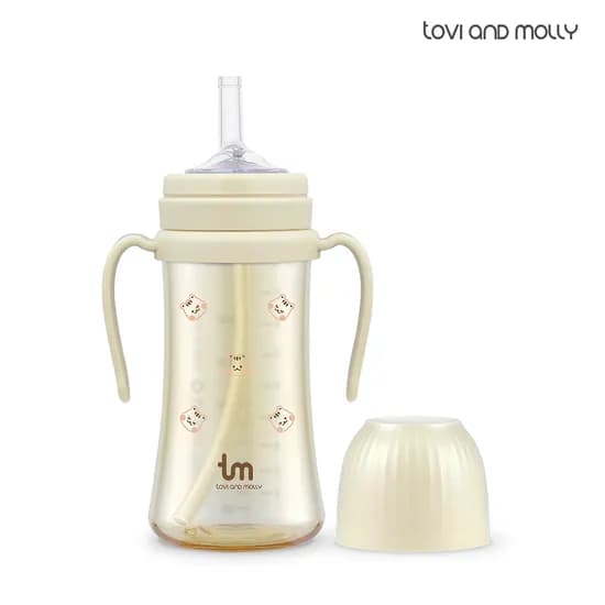 돗람이 바닐라 PPSU 아기 유아 어린이집 빨대컵 280ml