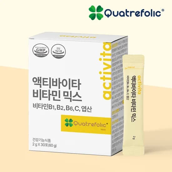 액티바이타 바나나맛 비타민B군 비타민믹스 어린이 청소년