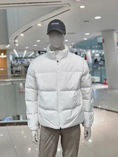 아이더 숏 패딩 구스다운 남녀공용 겨울점퍼 UW25505