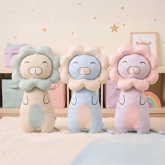 아르떼베딩 사자 냉감 키즈 바디필로우 인형 어린이 안고자는인형 쿨링 여름쿠션