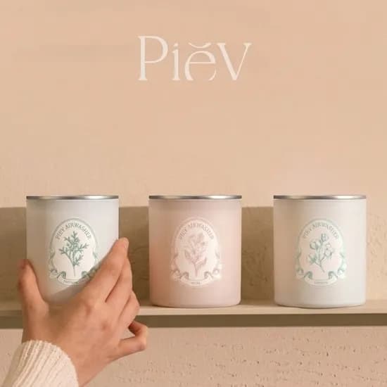피에브 고체 탈취제 화장실 실내 냄새 제거 방향제 250g 3개 피톤치드 코튼 머스크향