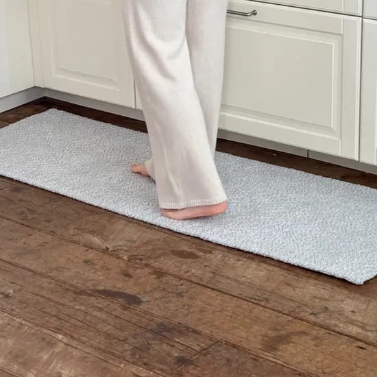 부클레 사계절 러그 거실 인테리어 논슬립 Boucle Rug 블루그레이 50x150cm