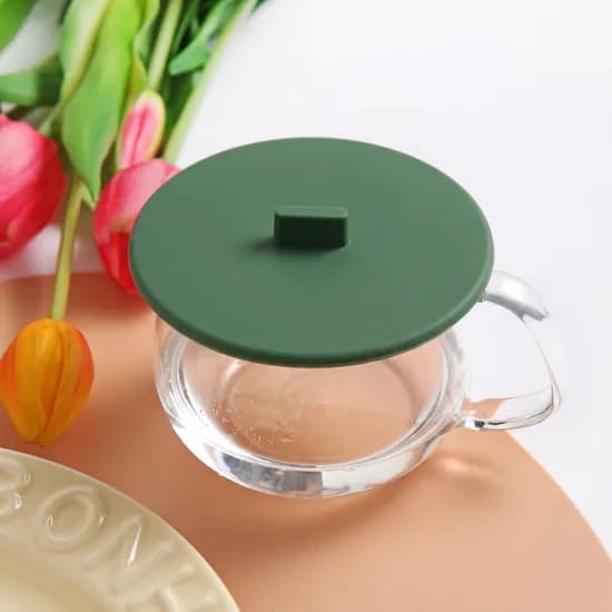 마리포사 실리콘 컵뚜껑 머그컵 커버 리드 덮개 차이브그린 1,300원