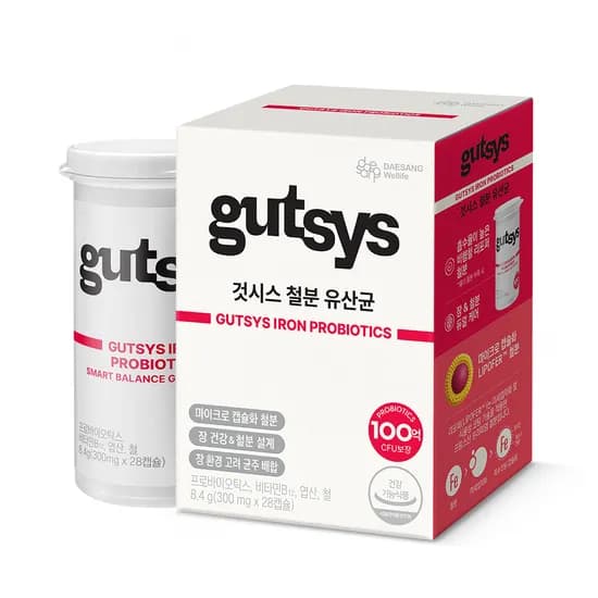 gutsys 것시스 철분 유산균 28캡슐, 1개