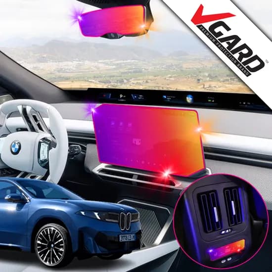 브이가드 BMW iX3 NA5 디스플레이 네비게이션필름 액정보호 풀커버 지문방지 저반사