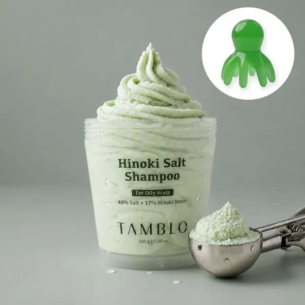 탐블로 히노키 솔트 지성 두피용 스케일링 샴푸 200g(괄사증정)