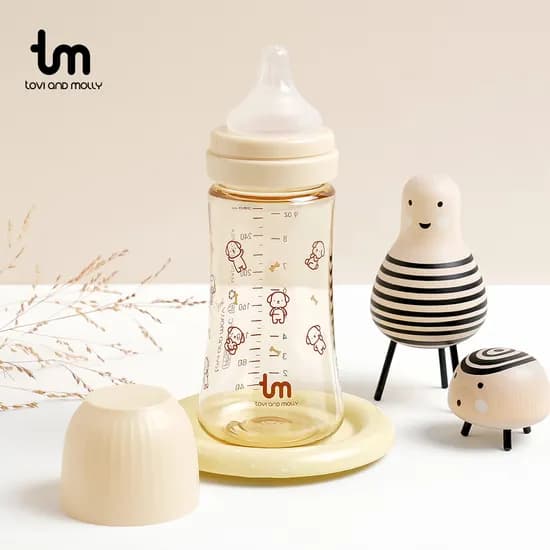 토비앤몰리 PPSU 신생아 아기 젖병 젖꼭지 2단계 280ml 바닐라 1개