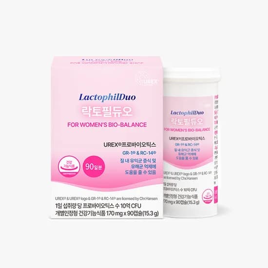 락토필듀오 질유산균 90캡슐, 1개