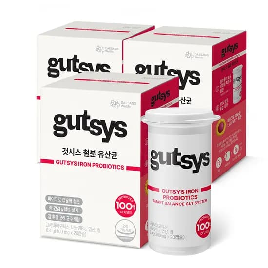 gutsys 것시스 철분 유산균 28캡슐 3개