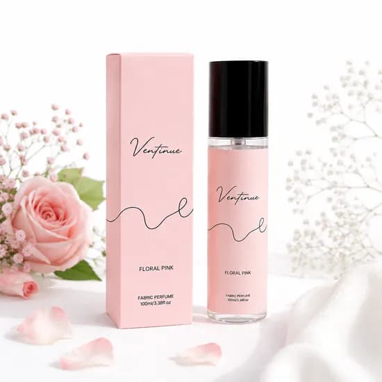 벤티뉴 휴대용 섬유탈취제 패브릭 섬유향수 룸스프레이 퍼퓸 플로럴핑크, 100ml, 4개