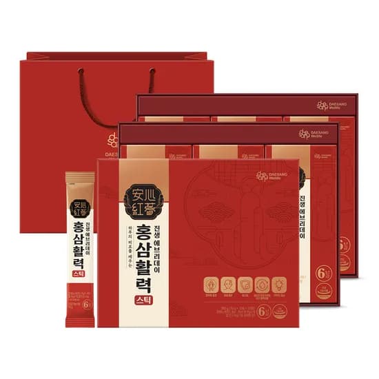 웰라이프 진생에브리데이 홍삼활력스틱 10g 30포, 2개