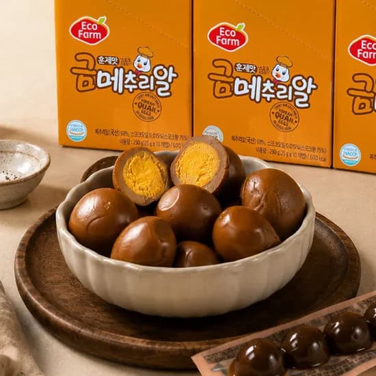 무항생제 훈제 메추리알 실온보관 간편 반찬