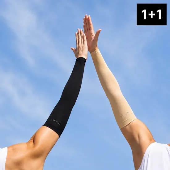 영칼 자외선 차단 UV 냉감 러닝 골프 스포츠 남녀공용 아이스 쿨 팔토시 1+1