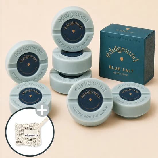 에델그라운드 블루솔트 바디바 오돌토돌 각질케어 보습 약산성비누 네롤리, 100g, 7개