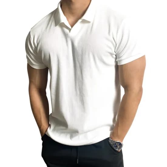 브이엔에프 골지머슬핏카라티 남자머슬핏