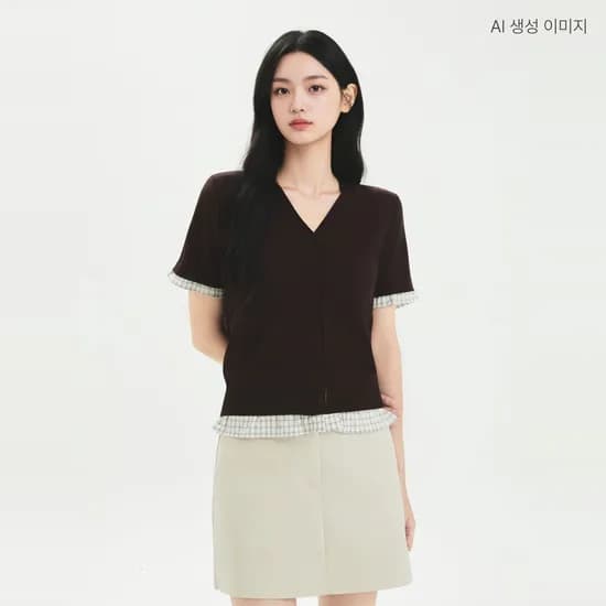 로엠 리본버튼 우븐매칭 가디건 RMCKG38RT1