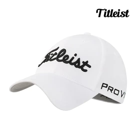 타이틀리스트 모자 투어 엘리트 골프모자 남성 화이트 블랙 TH23FTEL-10
