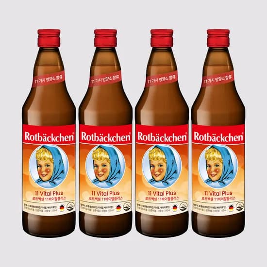 독일 로트벡쉔 11바이탈플러스 마시는 멀티 비타민 700ml 4개