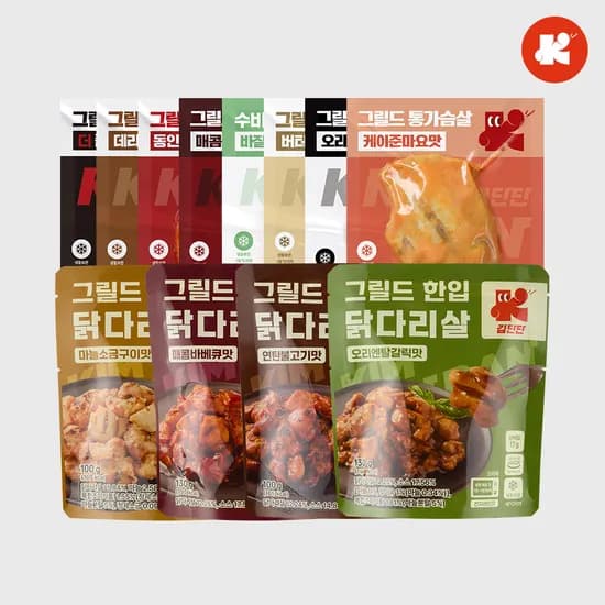 김단단 통가슴살 5팩 외 닭다리살 5팩