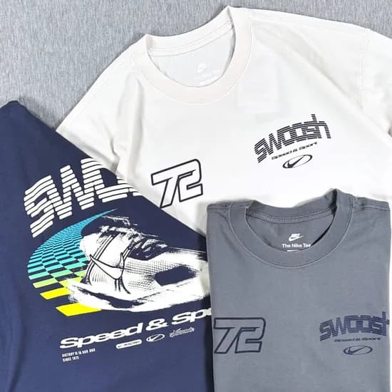 나이키 반팔티 72SWOOSH 프린팅 오버핏 티셔츠