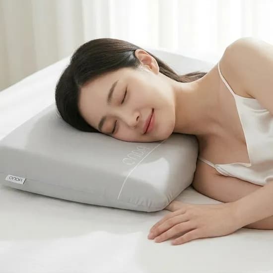 온다슬립 듀얼스킨 목이 편한 낮은 메모리폼 경추베개