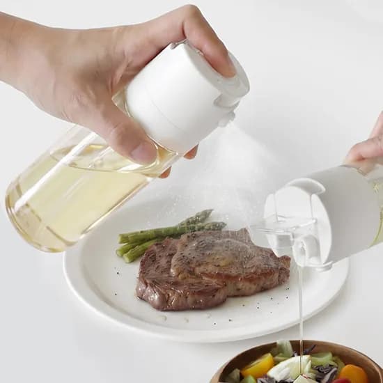 비화이트 2way 오일스프레이 오일병 / 분사형 디스펜서 양념병 소스통 170ml, 1개