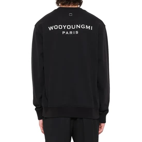 백로고 맨투맨 블랙 W263TS27 741B