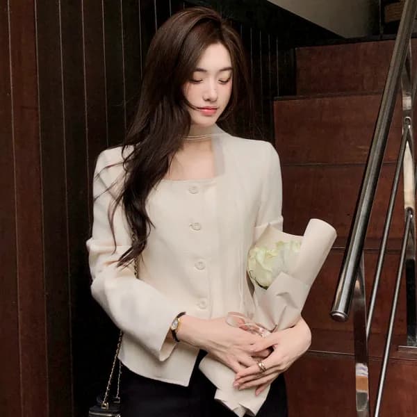 (MADE) 스퀘어넥 트위드 긴팔 자켓 jk3102 62,400원