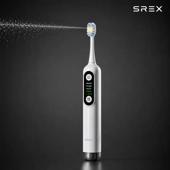 SREX 2in1 전동칫솔 구강세정기 토탈케어 40도 스윙 하이브리닉 하이드로젯 프로 3X