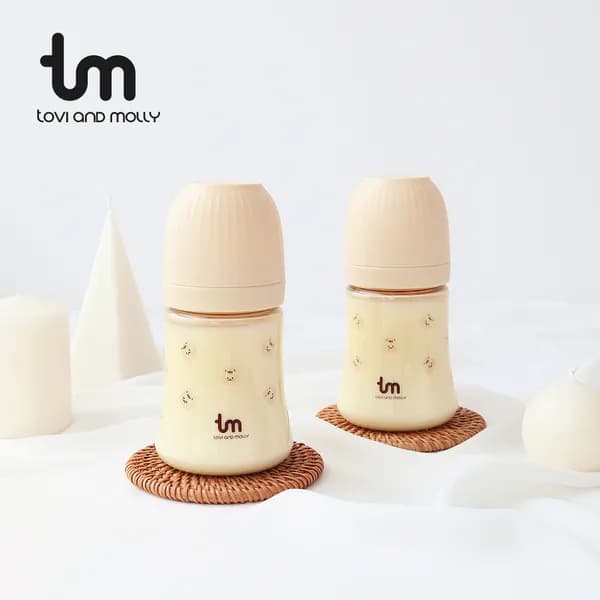 토비앤몰리 X 돗투돗 PPSU 아기 배앓이 방지 젖병 180ml 2개