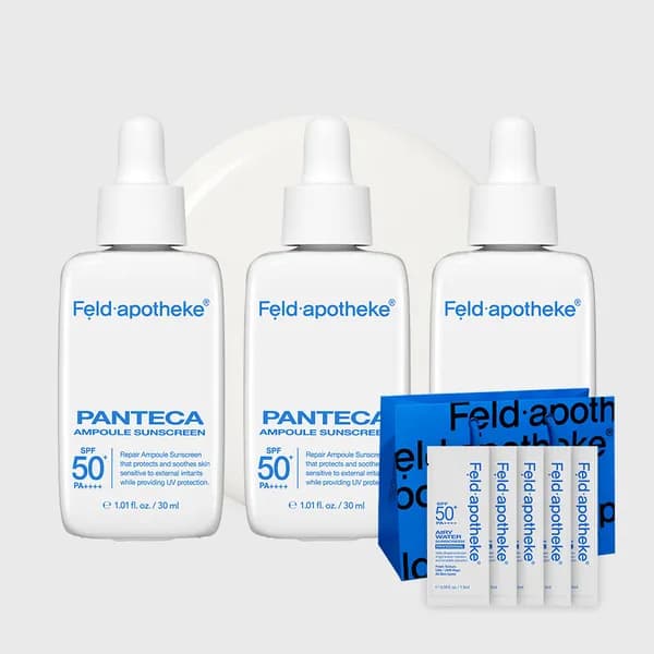 펠드아포테케 판테카 건조 장벽 케어 앰플 선스크린 SPF50+ PA++++ 30ml 3개