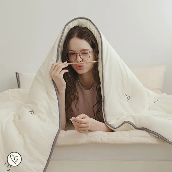바자르 겨울이불 극세사 시즈닝 소프트워싱 자수 겨울 차렵이불 SS