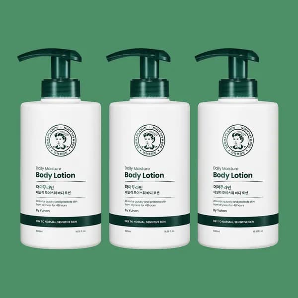 데일리 모이스춰 바디로션 프레시 500ml 3개