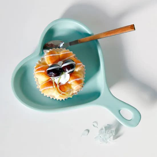 하트 손잡이 접시 디저트 브런치 빈티지 플레이팅 그릇 2개 7,900원