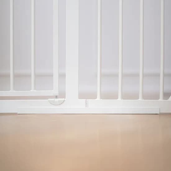 아가드 일자형 안전문 보조장치 패널고정프레임 25cm 화이트
