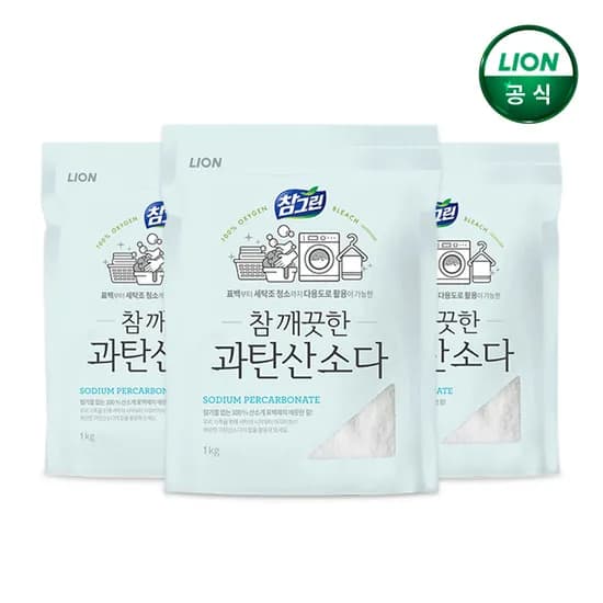 참그린 참깨끗한 과탄산소다 1kg x 3개