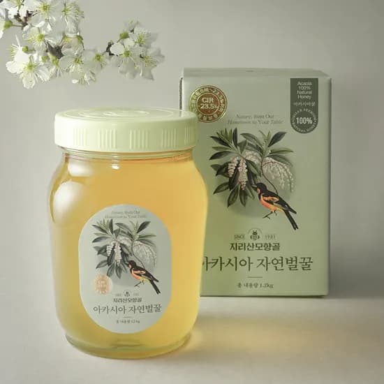 지리산모향골 국산 천연 벌꿀 아카시아꿀, 1.2kg, 1개
