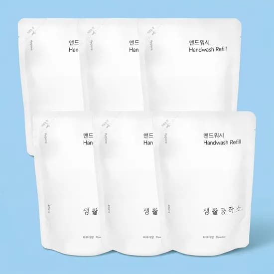 핸드워시 리필 손세정제 리필 6개