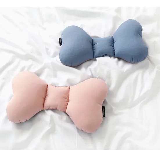 피넛버터젤리 피오라 빨아쓰는 아기 나비 베개 유모차 카시트 신생아 유아 머리 받침 목 쿠션