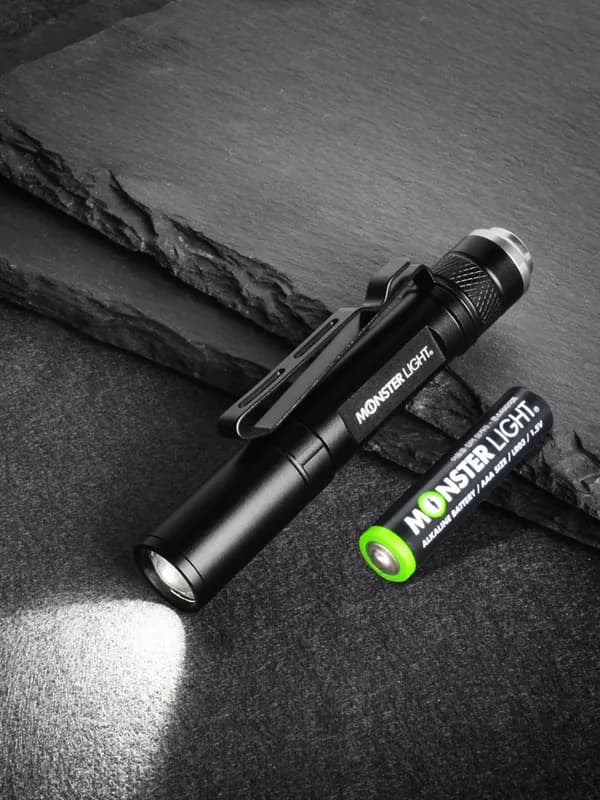 몬스터라이트 LED 줌 펜라이트 S 미니 휴대용 후레쉬 손전등 작업등 MPS250