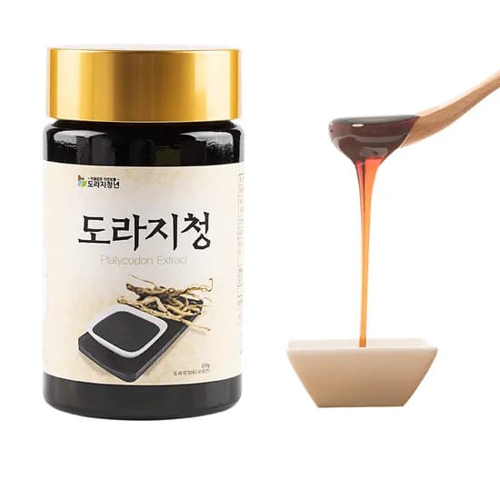 도라지청년 3년생이상 국산 약도라지 배 생강 도라지청 250g