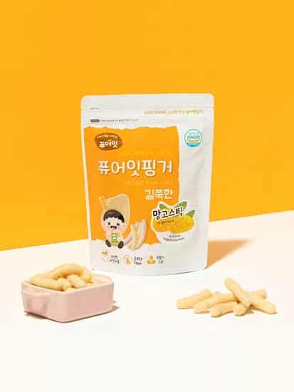 퓨어잇 핑거 길쭉한 망고스틱 아이과자 간식
