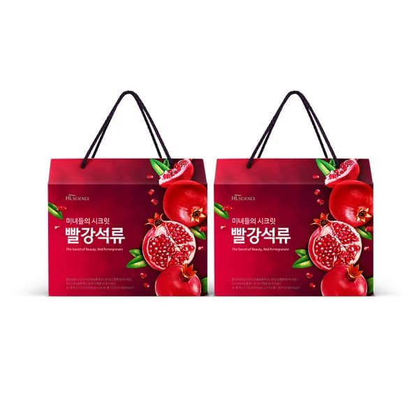 미녀들의 시크릿 빨강석류 즙 석류농축액 21포 2개