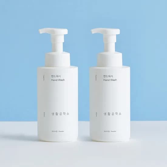 손세정제 핸드워시 500ml 2개 파우더향