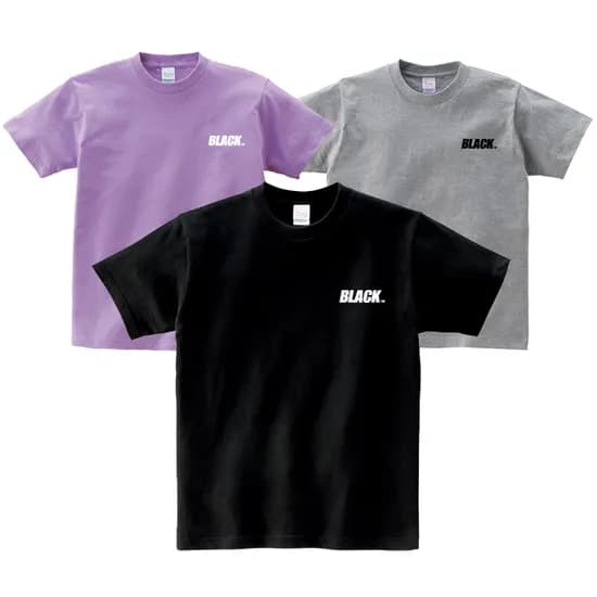 블랙몬스터핏 BLACK 라운드 반팔티셔츠 면티